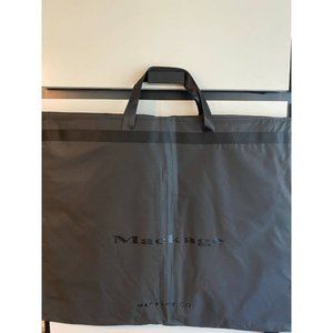 Mackage Brand New Black Garment Bag and Hanger (Black Logo)